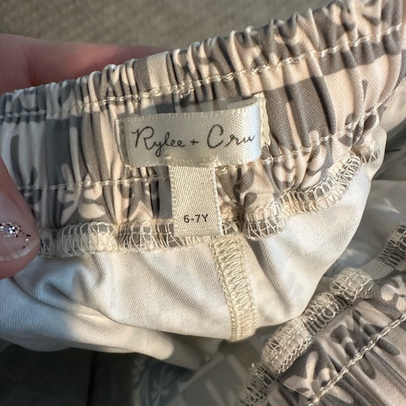 Rylee & Cru Swim Palm Check Board shorts boys size 6-7 - Picture 2 of 4